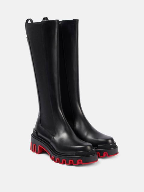 Marchacroche Dune leather knee-high boots