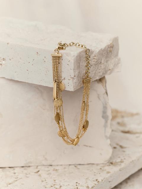 18k Gold bracelet with 0.015ct Diamond