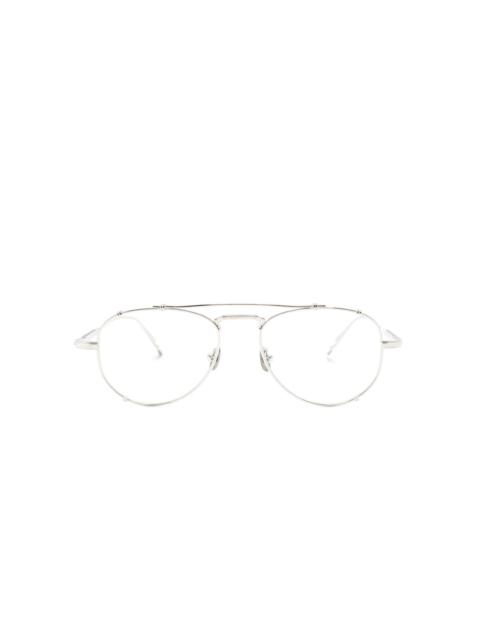 M3142 geometric-frame glasses