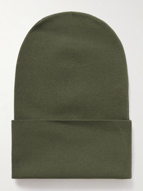 Ribbed Stretch-knit Beanie