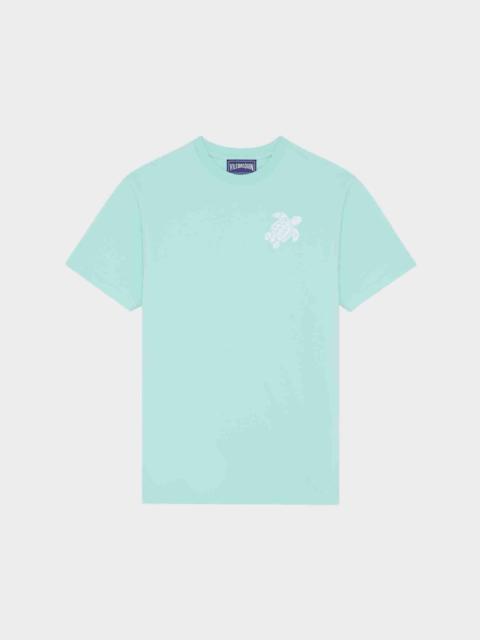 MEN ORGANIC COTTON T-SHIRT BIG TURTLE EMBROIDERY