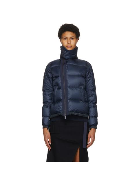Navy Down Nylon Jacket