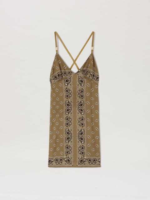 Paisley Slip Dress
