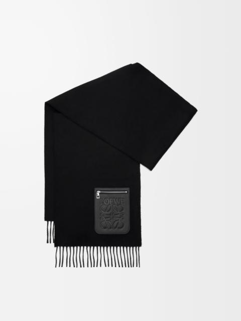 Scarf in wool and cashmere