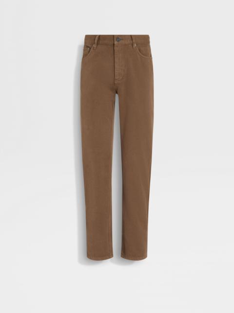 BROWN DÉLAVÉ ROCCIA PANTS