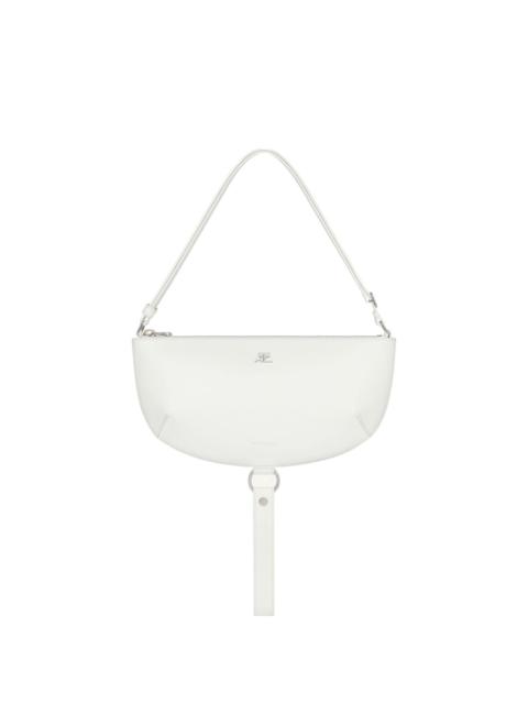 Holy Eclipse half-moon leather shoulder bag