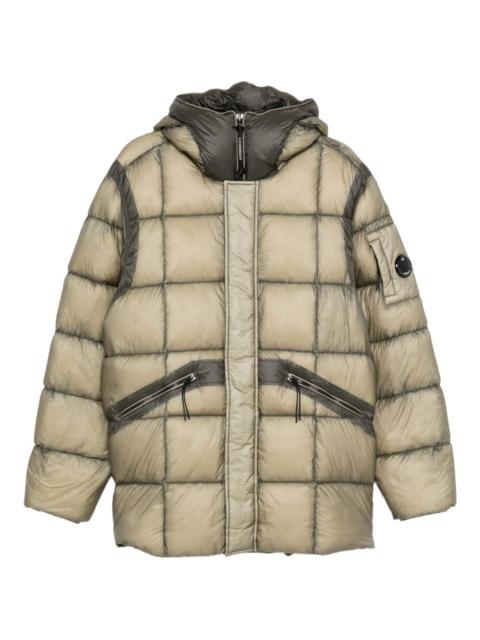 quilted hooded jacket