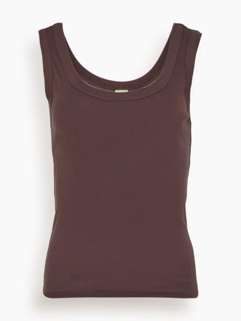 Hillie Tank in Choco Plum