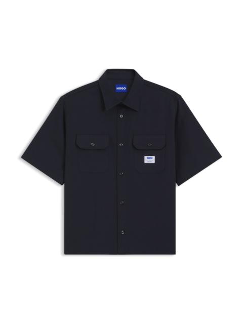 OVERSIZE-FIT SHIRT IN COTTON TWILL