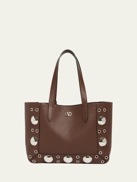 Nellcote Medium Studded Leather Tote Bag