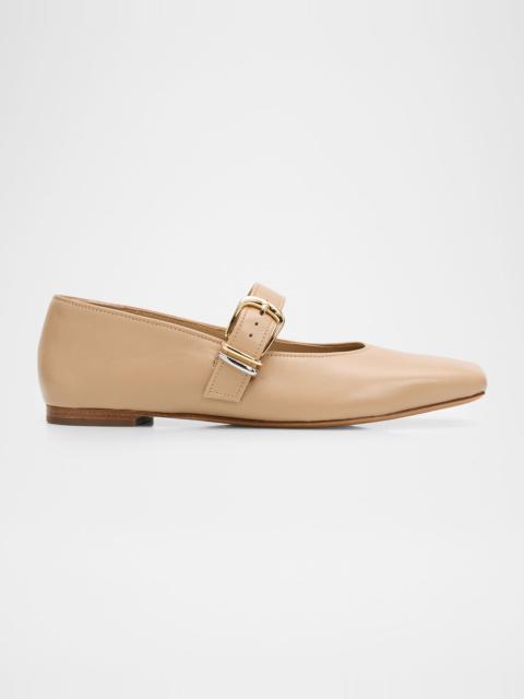 Daniela Leather Ballerina Flats