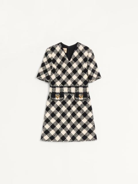DAMIER TWEED DRESS