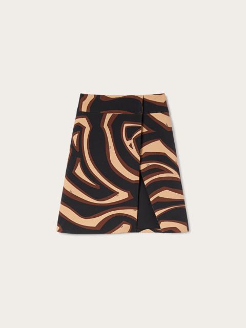 LABIRINTO PRINT MIDI SKIRT