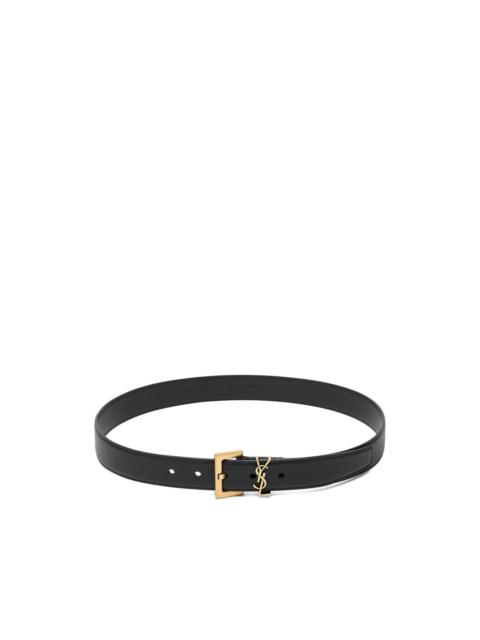 Cassandre logo-buckle belt
