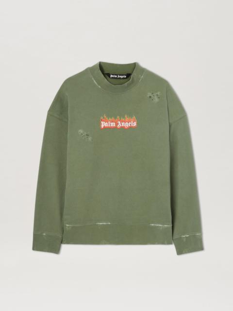 BURNING LOGO SWEATSHIRT