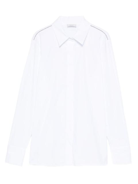 shoulder-detail shirt