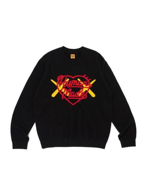 Human Made x KAWS Knit Sweater Black