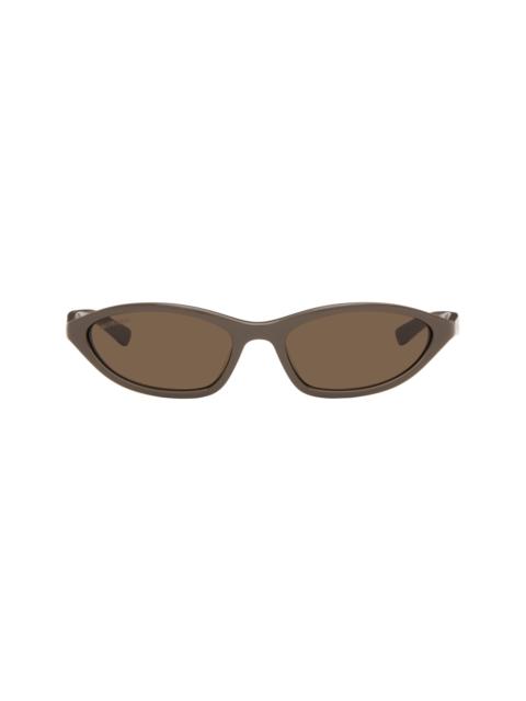 Taupe Neo Oval 2.0 Sunglasses
