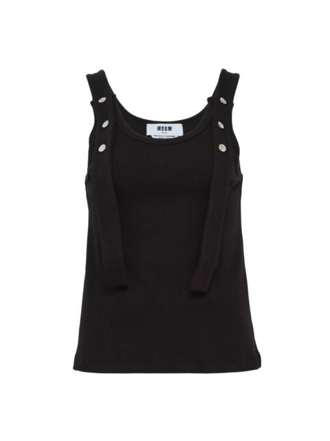 Button Strap Tank Top