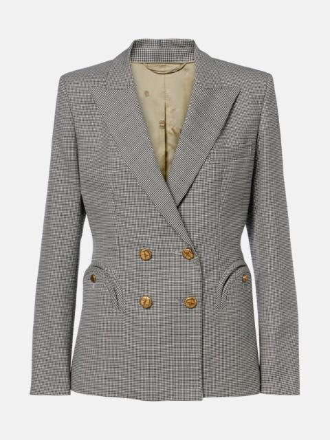 Charmer houndstooth virgin wool blazer