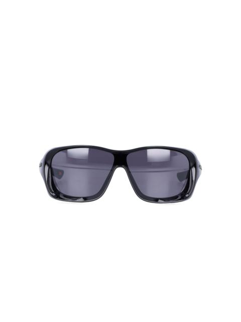 De La Salle oversized shield sunglasses