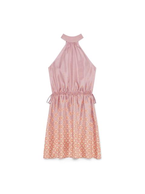 Monogram Degrade Silk Dress