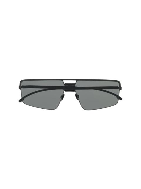 Soy shield-frame sunglasses