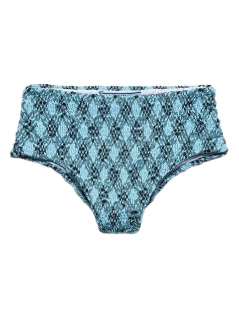 checked bikini bottoms