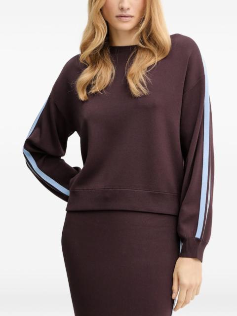 Back Emporio stripe sweatshirt