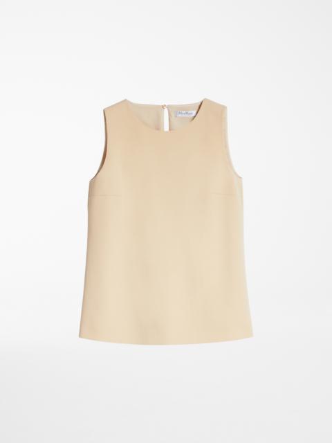 VALS Wool crêpe top