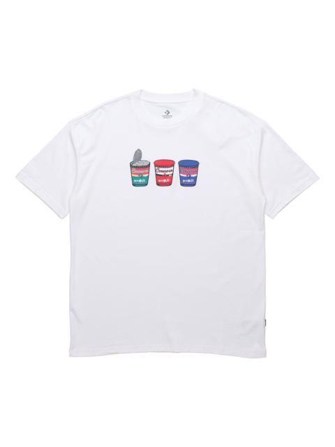 Converse Pics Applique Short-sleeve Tee Unisex White 10020853-102
