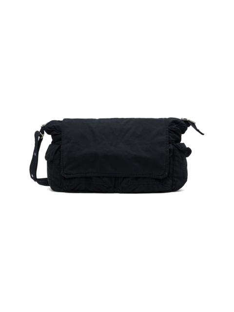 Black Twill Cargo Bag