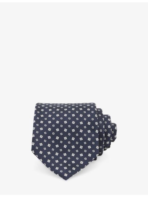 Dario Micro-Square Silk-Blend Tie