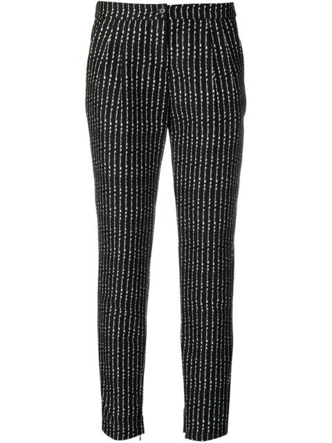 Pinstripe Plein trousers
