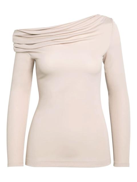 asymmetric draped top