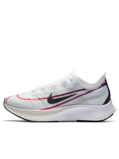 (WMNS) Nike Zoom Fly 3 'White Violet Crimson' AT8241-102
