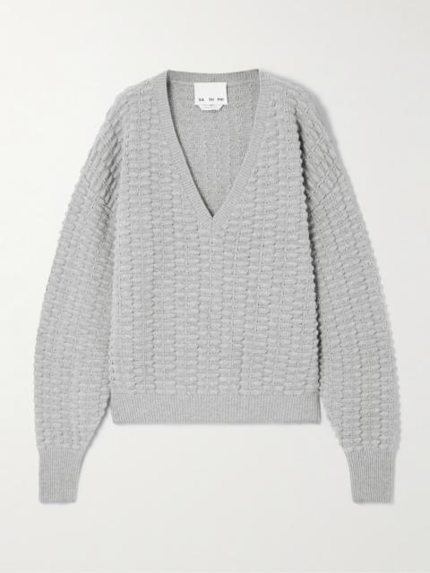 Textured Wool And Cashmere-blend Sweater