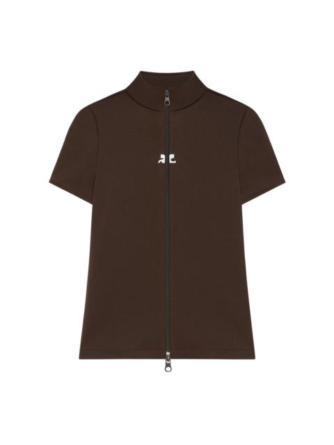 Interlock Zip Top brown