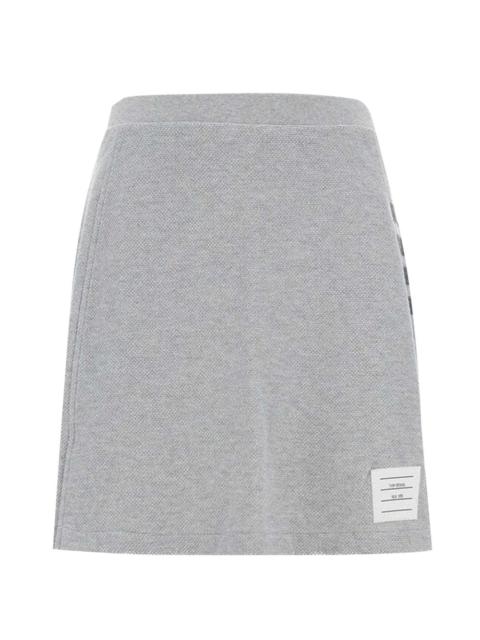 logo-detail mini skirt