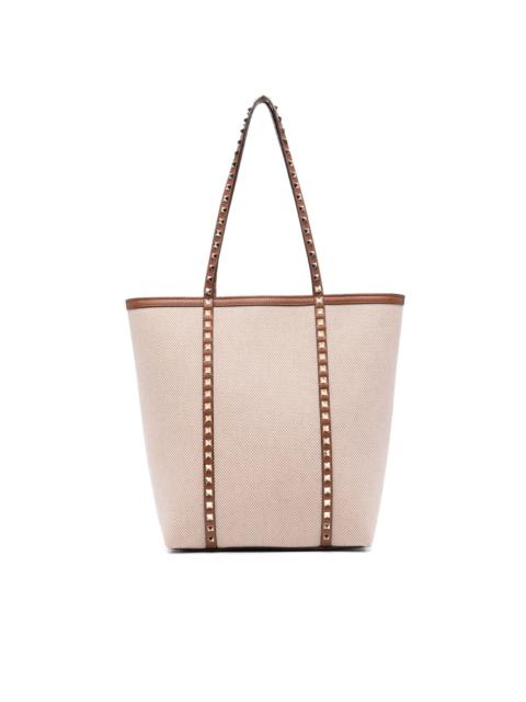 stud-embellished tote bag