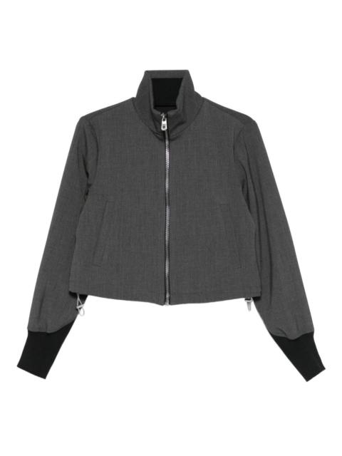 cropped bomber jacket