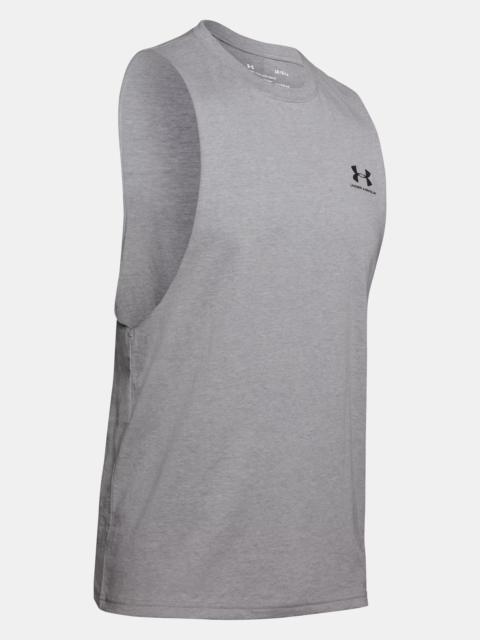 Men's UA Left Chest Cut-Off Tank