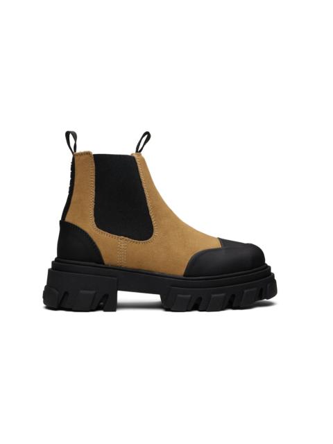 Brown Low Chelsea Boots