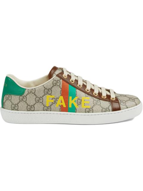 Women's 'Fake/Not' print Ace sneaker