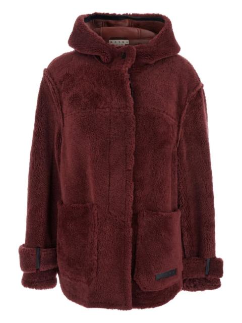 hooded fleece jacket