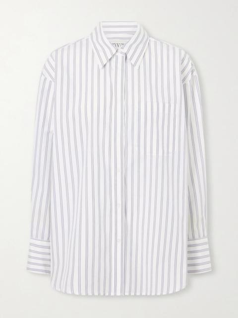 Big Joe Striped Cotton-poplin Shirt