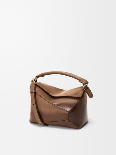 Small Puzzle Edge bag in gradient patent nubuck