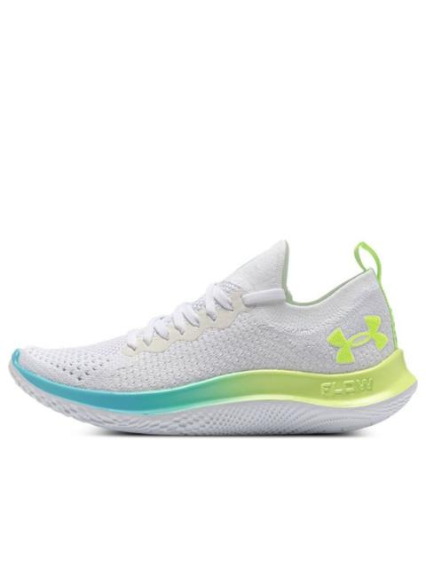(WMNS) Under Armour FLOW Velociti SE CN 'White Neon Yellow' 3025711-112