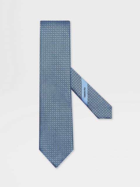 LIGHT BLUE CENTO FILI SILK TIE