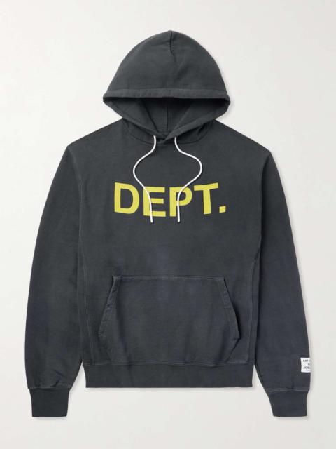 Logo-Print Cotton-Blend Jersey Hoodie